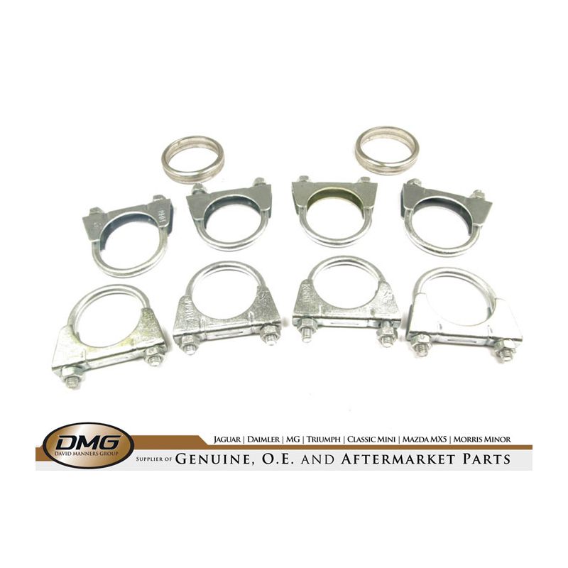 BASIC EXHAUST FITTING KIT  JAGUAR MK10, 420G, DAIMLER DS420 - EFK3/1