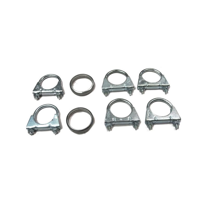 BASIC EXHAUST FITTING KIT:  E-TYPE S1 S2 2+2