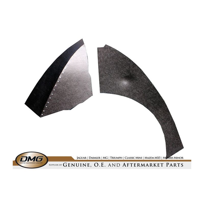 BOOT TRIM PANEL (BLACK) (PAIR)  JAGUAR MK2, V8 - GAC1025