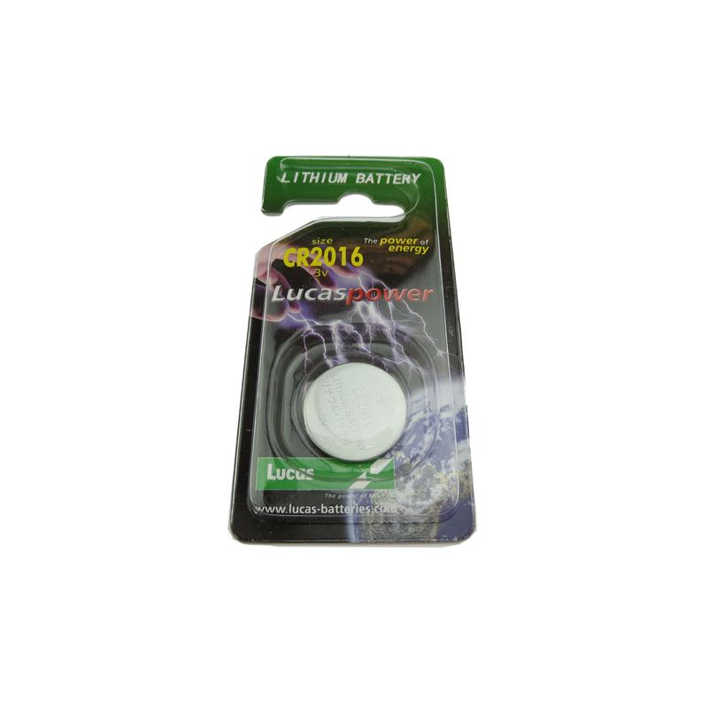 CR2016 REMOTE BATTERY:  VARIOUS