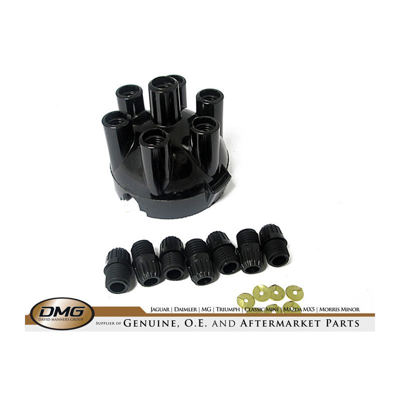 Jaguar Screw Type Distributor Cap for Lucas 22D6 (Pre 68) Replaces JLM9523