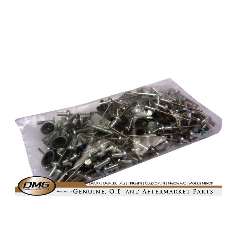 MOULDING CLIP SET  JAGUAR MK2, V8 - MLD001K