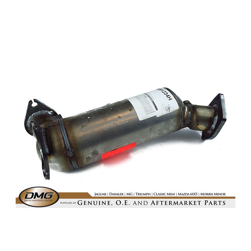 LH EXHAUST DOWNPIPE & CATALYST:  XK8, XJ8 3.2/4.0