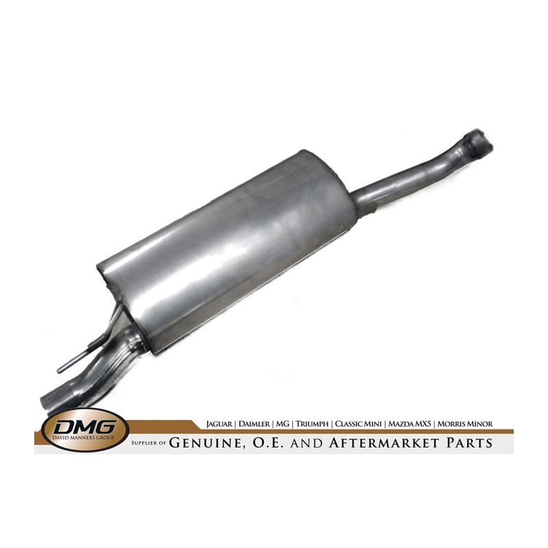 LH REAR EXHAUST SILENCER:  XJ8 S/CH