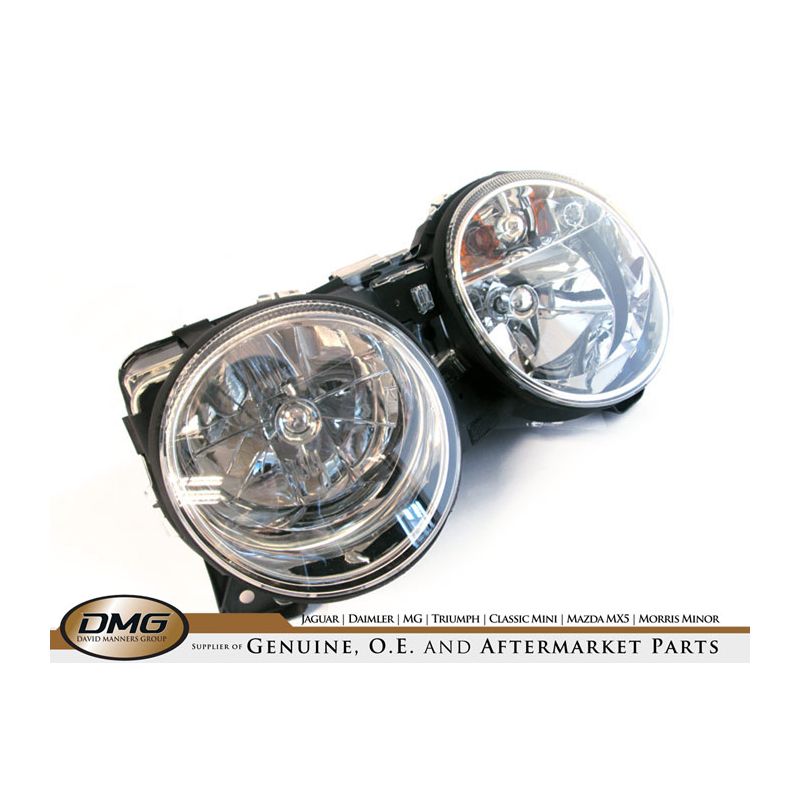 LH HEADLAMP (RHD):  S-TYPE +LEVELLING