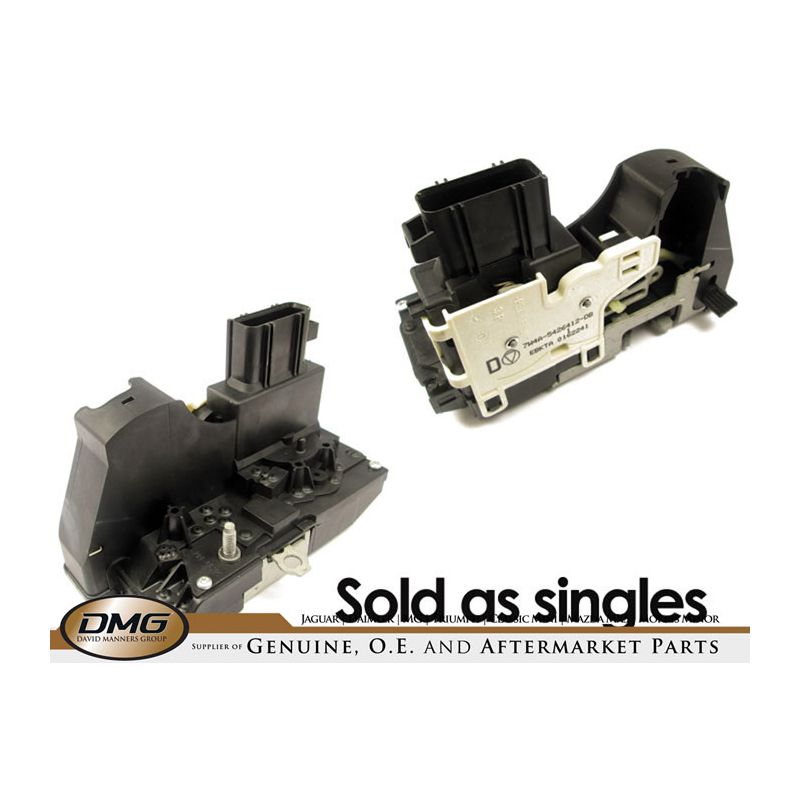 RH REAR DOOR LATCH:  S-TYPE, ALL MODELS