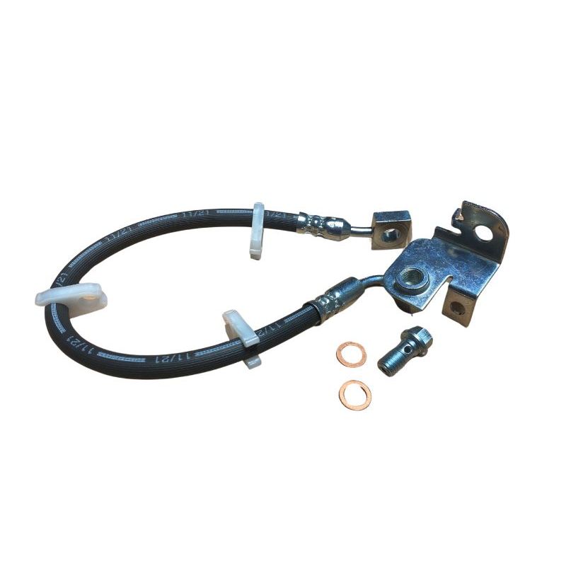 RH FRONT FLEXIBLE BRAKE HOSE (BORG & BECK):  X350