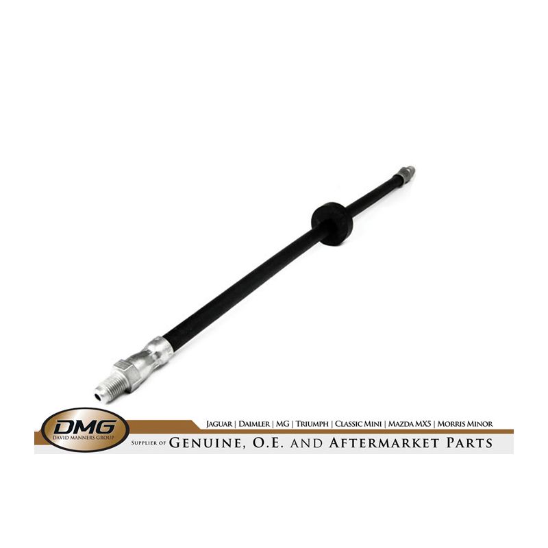 FLEXIBLE FRONT BRAKE HOSE:  X308 NO S/C