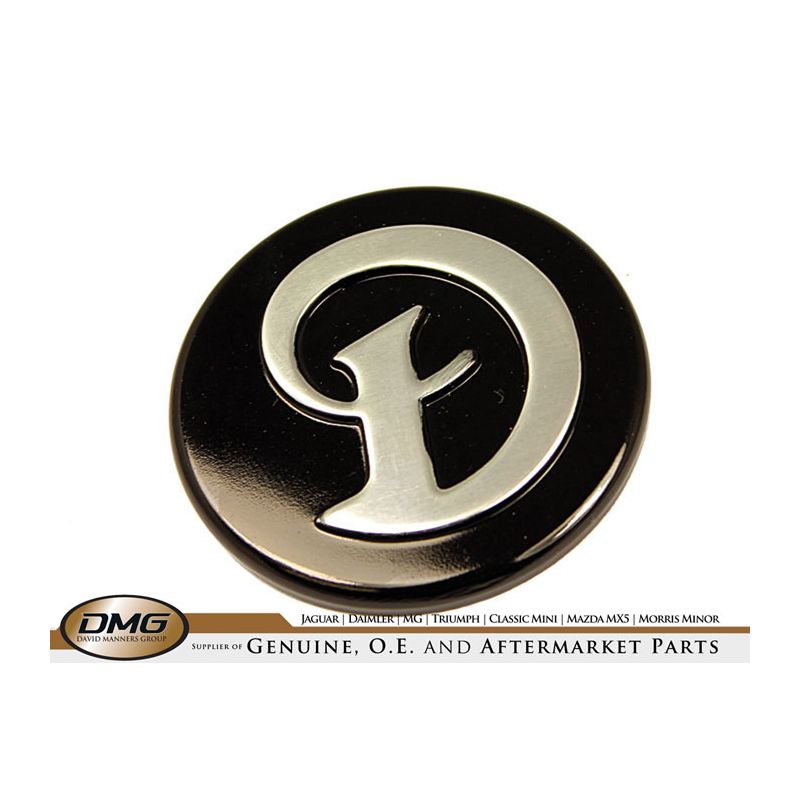 HUB CAP BADGE  (DAIMLER):  MOST DAIMLER MODELS