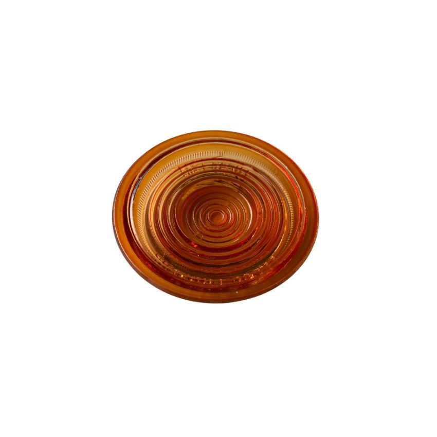 FRONT FLASHER LENS (AMBER):  MK2, V8, XK140, XK150