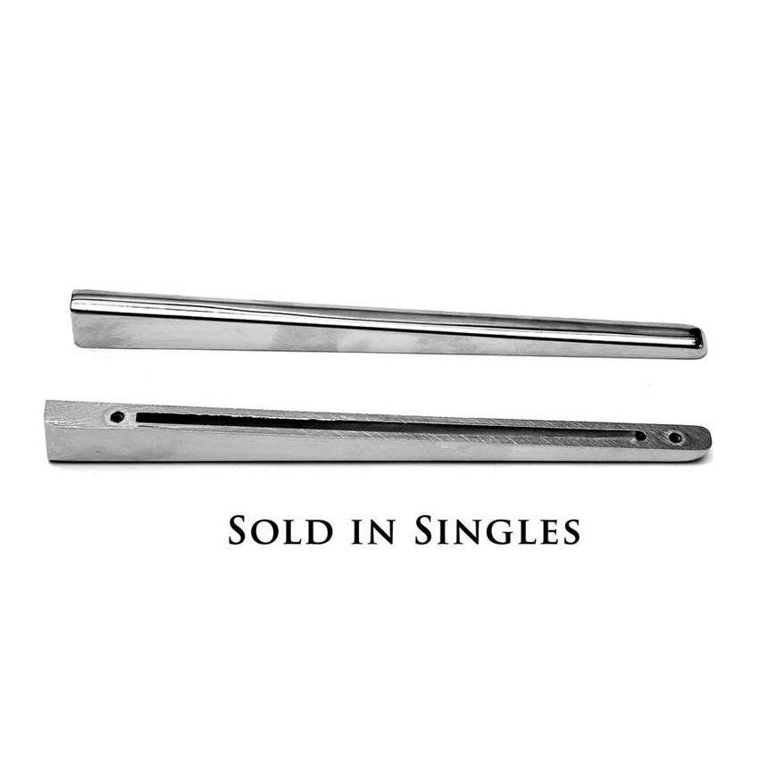 NUMBER PLATE SIDE MOULDING:  XK150 LATE