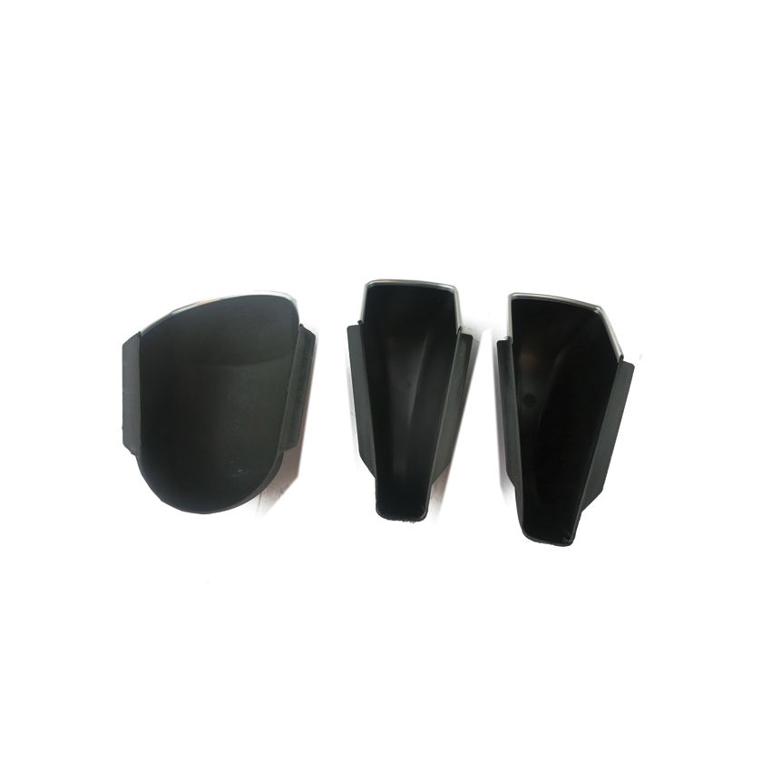 SET HINGE COVERS (3) (BISCUIT):  E-TYPE V12 2+2