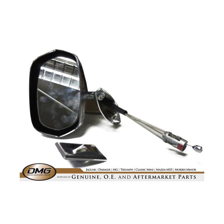RH DOOR MIRROR:  XJS PRE-HE