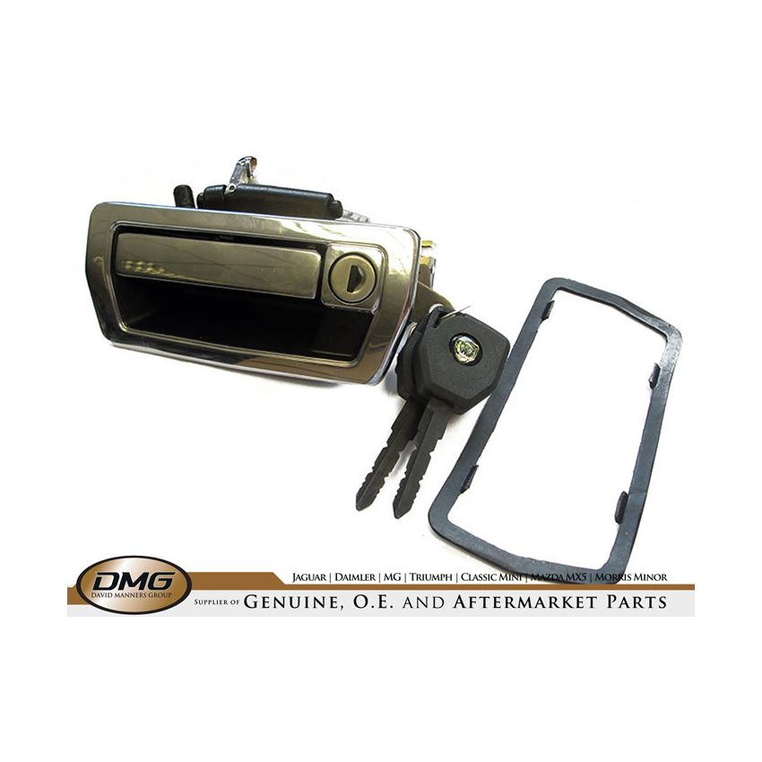 LH FRONT DOOR HANDLE:  XJ40 NON HEATED