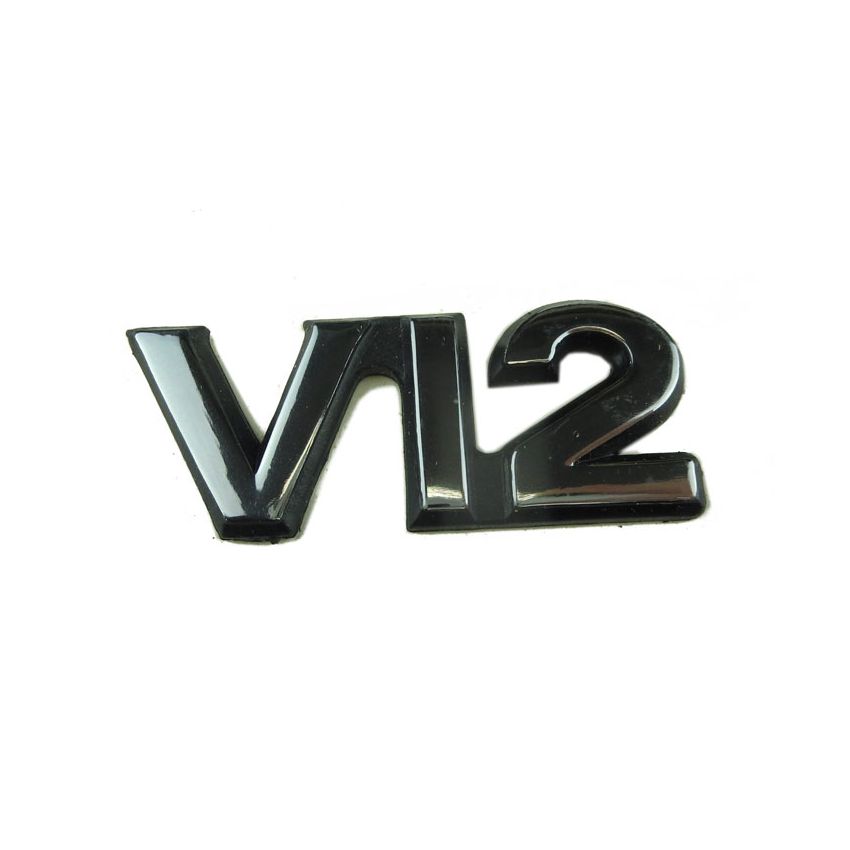V12 SILVER BADGE:  XJS V12