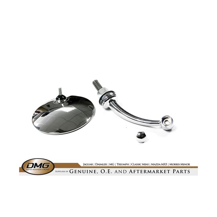 ROUND WING MIRROR:  XK150, MK9, E-TYPE