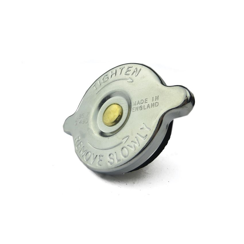 CHROME RADIATOR CAP (7 LB):  MK2, V8, E-TYPE