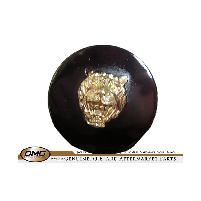 HUB CAP BADGE  (JAGUAR):  MK2, E-TYPE, D420, XJ