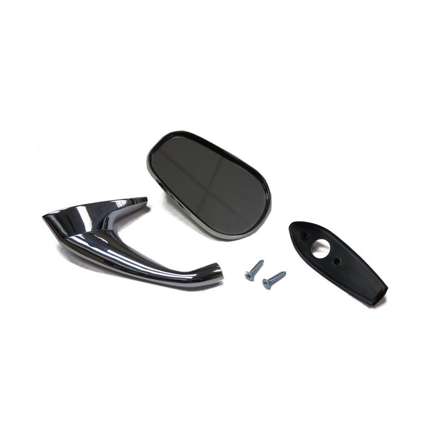 LH DOOR MIRROR:  E-TYPE, XJ6 COUPE, XJ S2