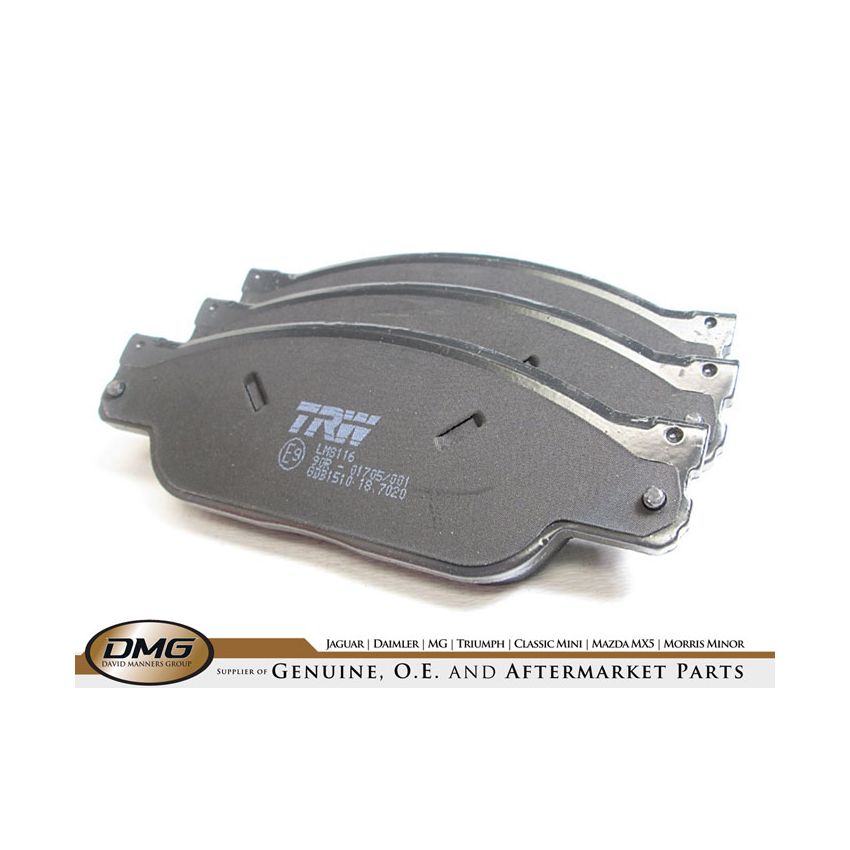 FRONT BRAKE PADS:  XJ 03>09 NON S/C