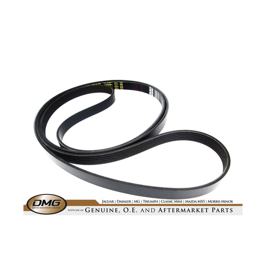 DRIVE BELT:  V6 PETROL, S-TYPE, X350, XF, XJ