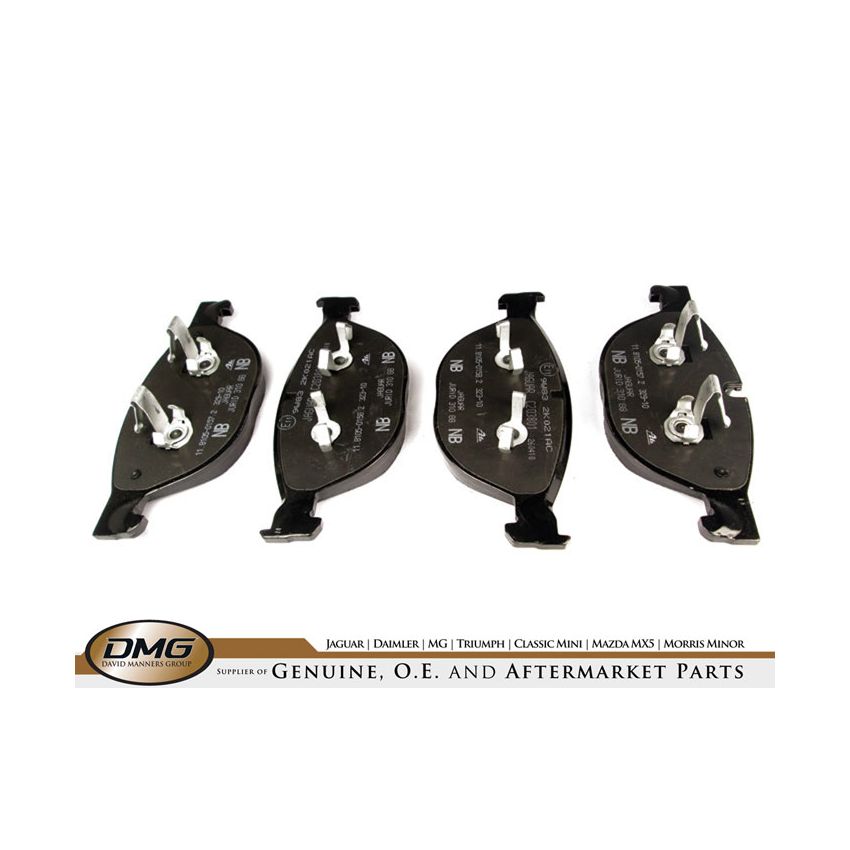 FRONT BRAKE PAD SET:  XF, XK, XJ 5.0L S/CH