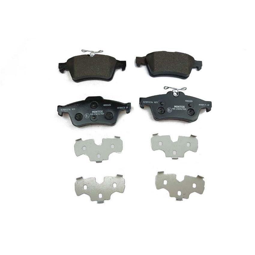 REAR BRAKE PAD SET (MINTEX):  X351, XF, XK