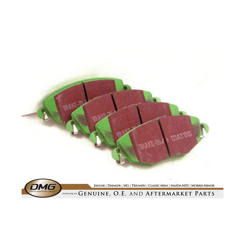 FRONT BRAKE PAD SET (GREENSTUFF):  X-TYPE