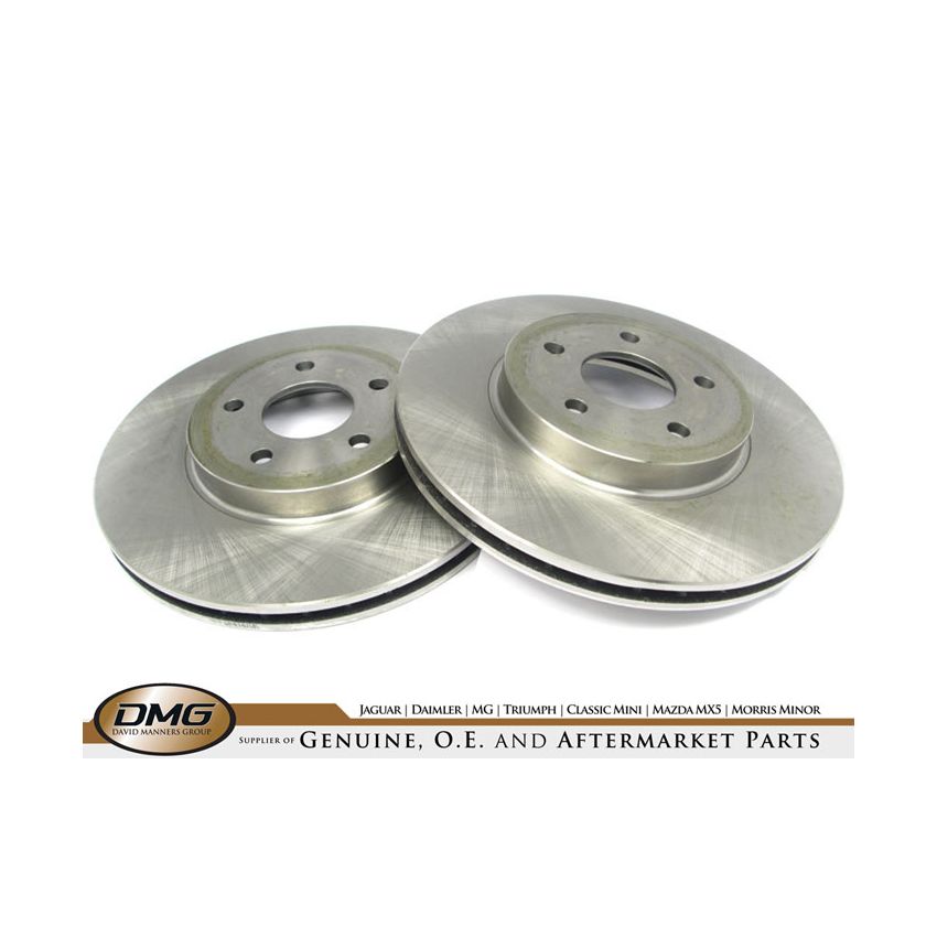FRONT BRAKE DISCS (PAIR):  X-TYPE