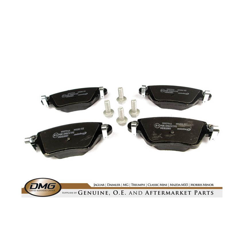 REAR BRAKE PAD SET (MINTEX):  X-TYPE >E24053