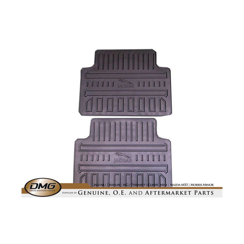 REAR RUBBER FLOOR MATS:  XF >S61361