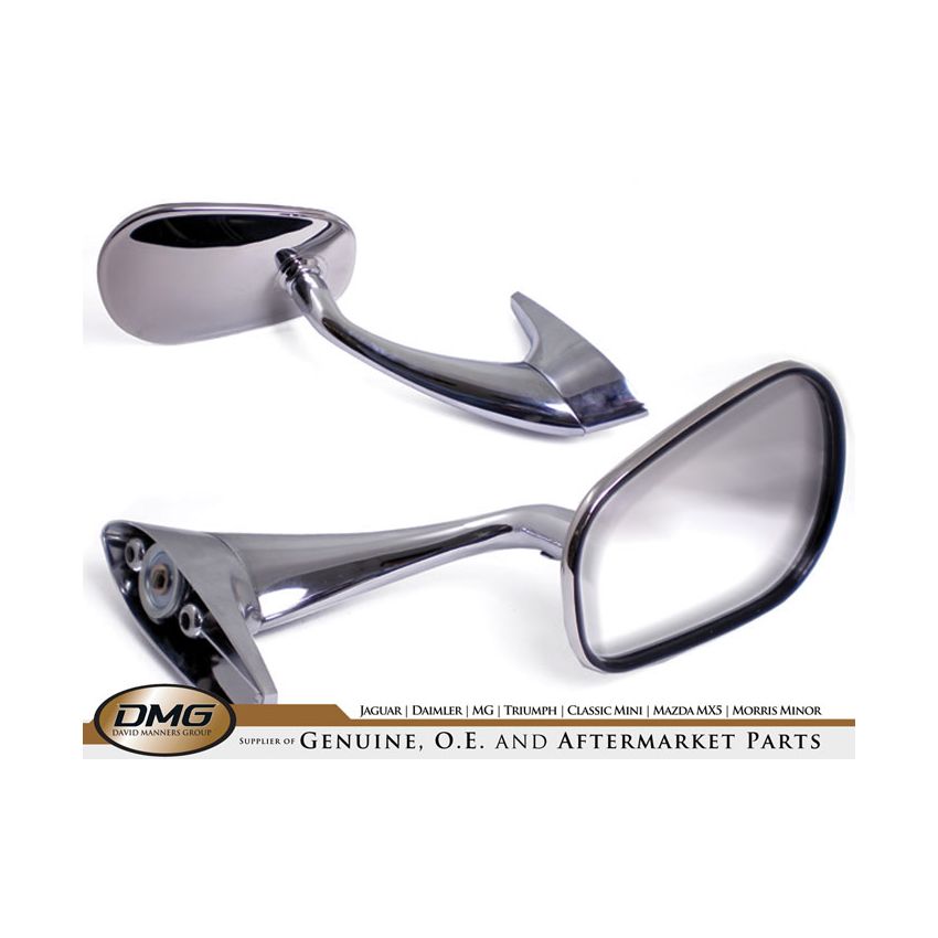 RH DOOR MIRROR:  E-TYPE, XJ6 COUPE