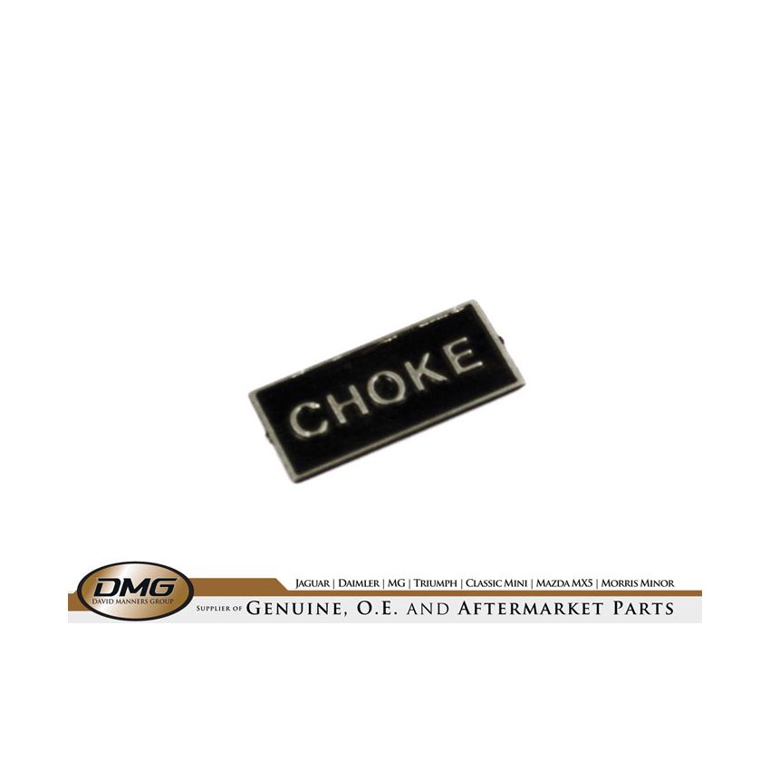 CHOKE KNOB DECAL:  E-TYPE S2 S3