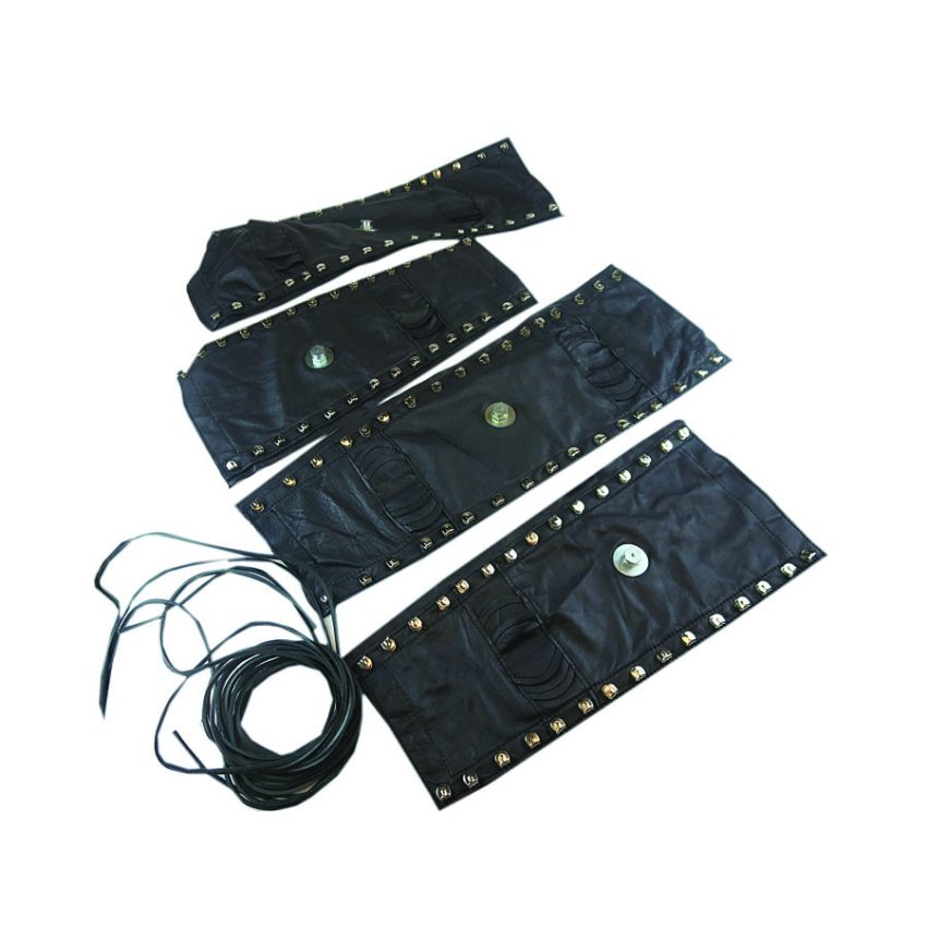 REAR SPRING GAITERS SET:  XK120, XK140