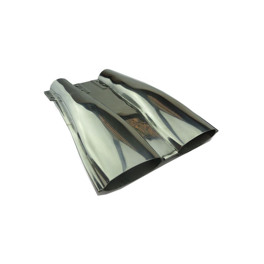 TWIN FANTAIL ASSEMBLY:  E-TYPE V12