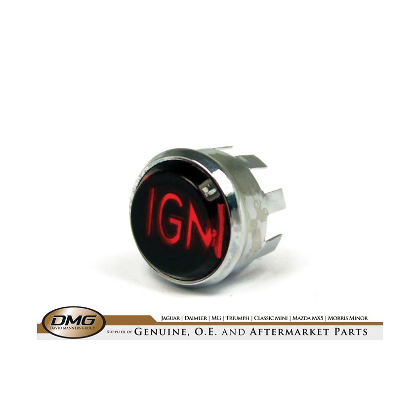 IGNITION WARNING LIGHT:  XK120, XK140