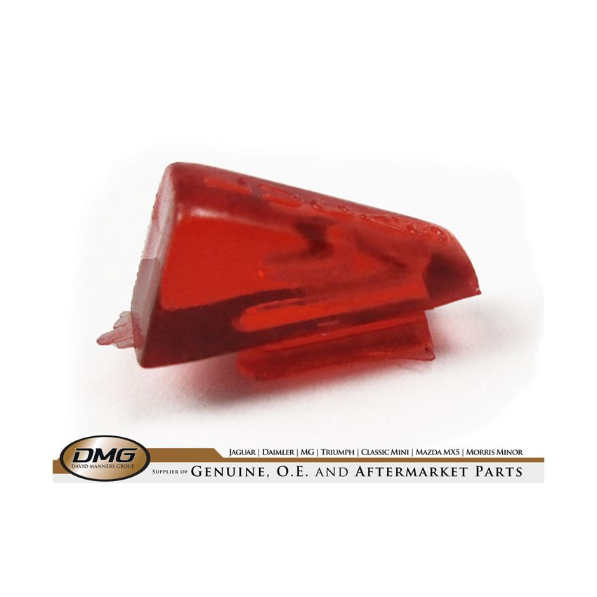 SIDE LAMP INDICATOR LENS (RED):  MK2, V8, XK120, XK150