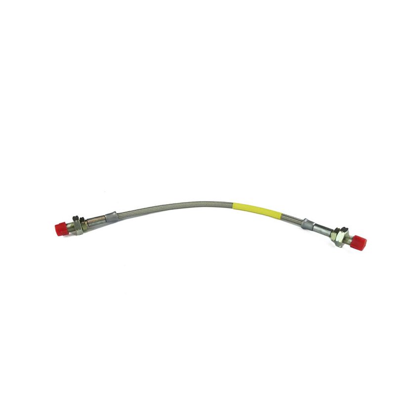BRAIDED REAR BRAKE HOSE (S/STEEL):  XJ S2 S3