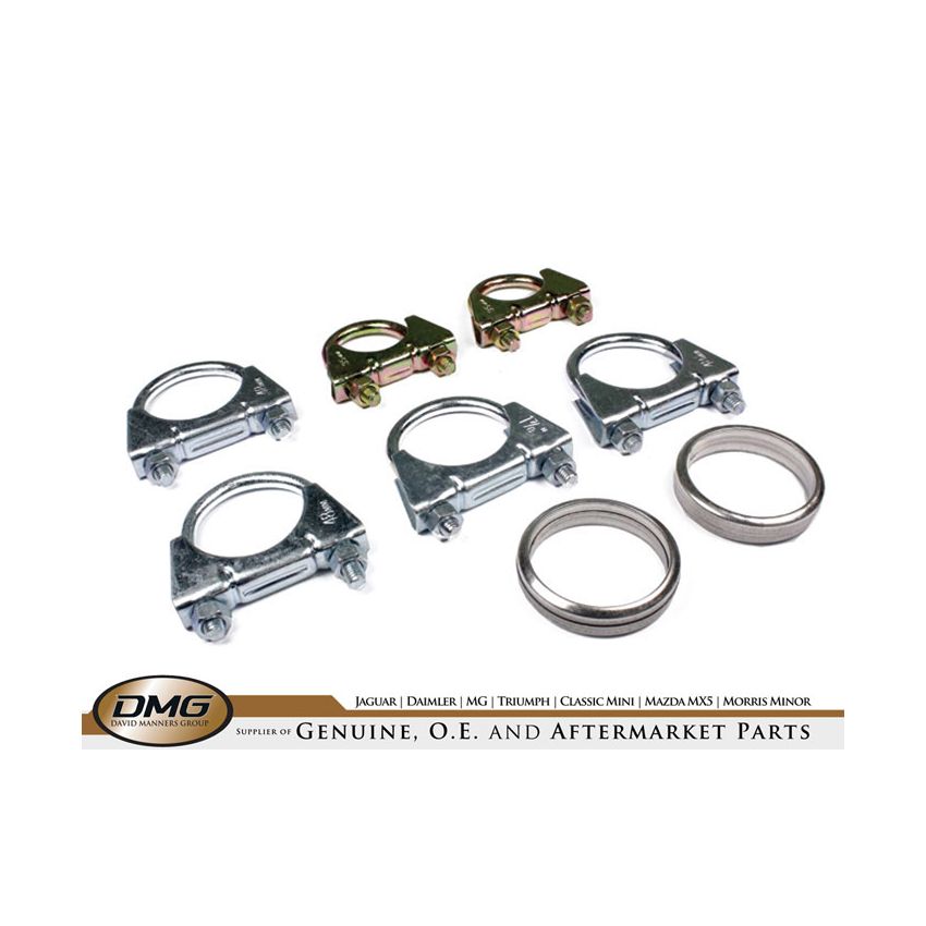 BASIC EXHAUST FITTING KIT:  V8