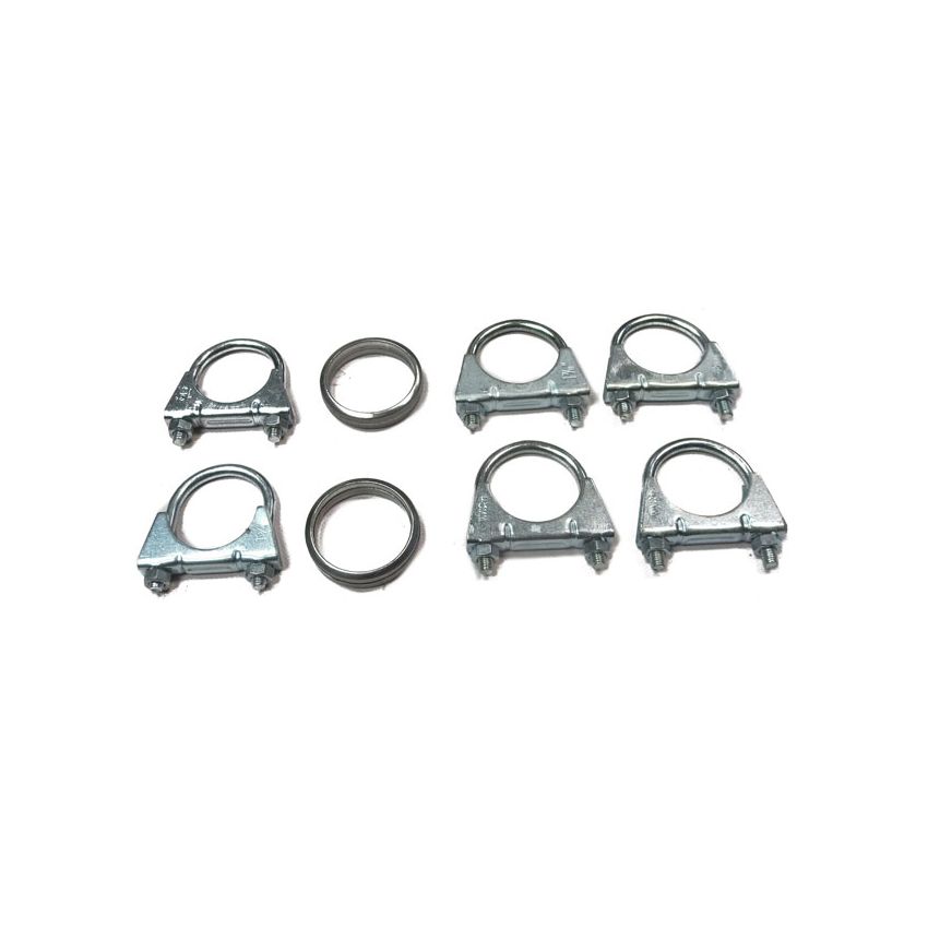 BASIC EXHAUST FITTING KIT:  E-TYPE S1 S2 2+2