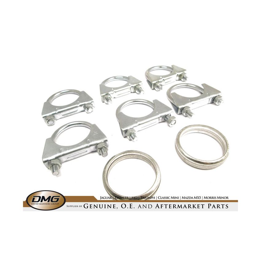 BASIC EXHAUST FITTING KIT:  E-TYPE S1 S2