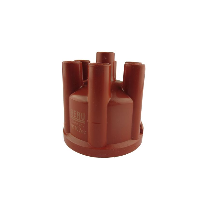 123 IGNITION DISTRIBUTOR CAP (RED):  6 CYL ENGINE