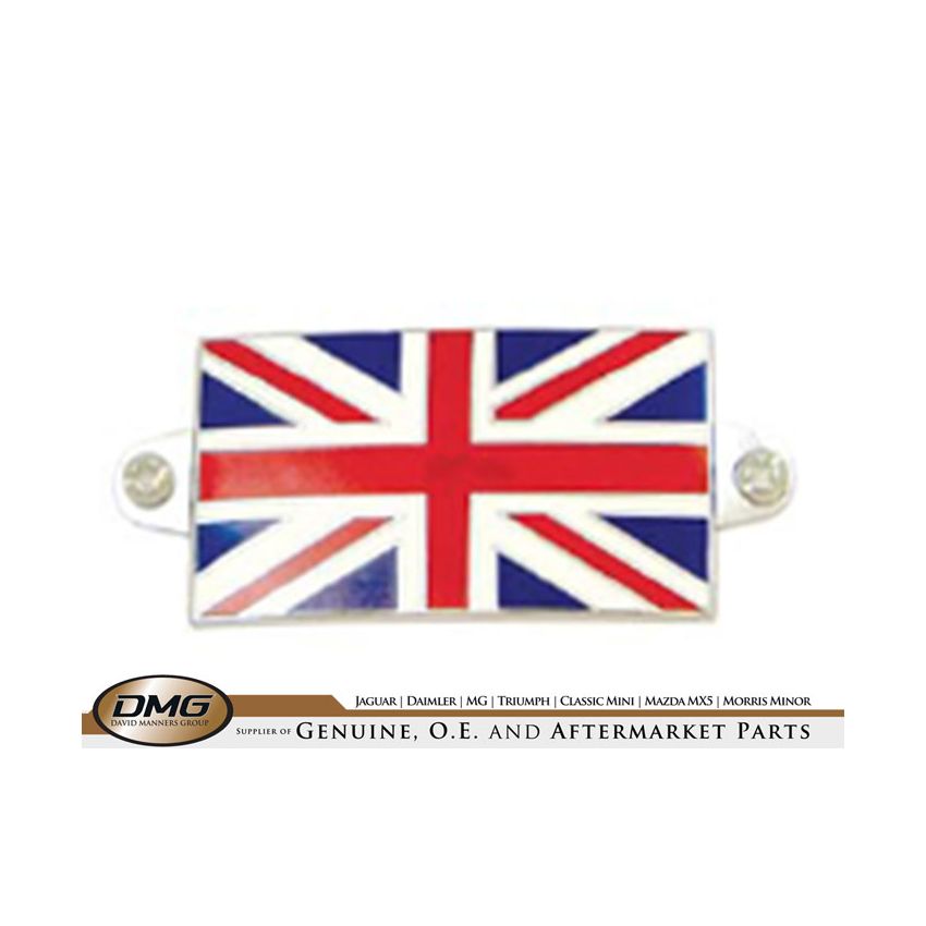 UNION JACK PLAQUE (RIVETS):  ALL MODELS