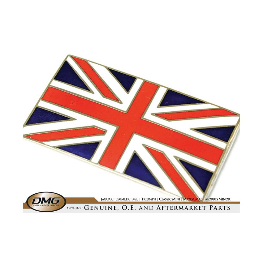 UNION JACK PLAQUE (ADHESIVE):  ALL MODELS
