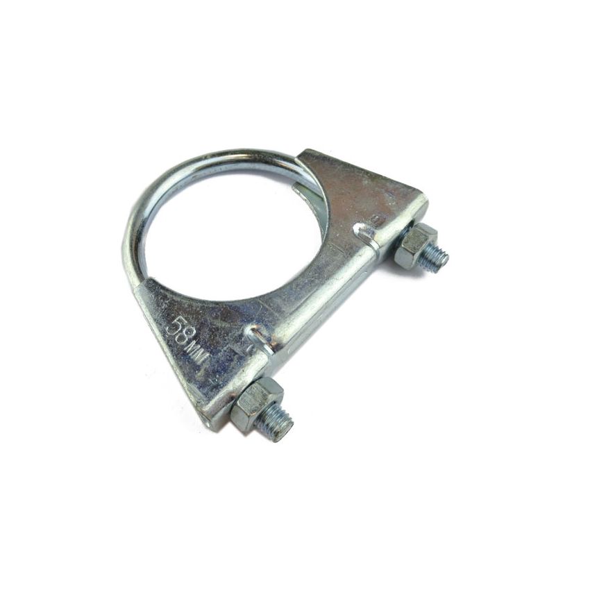 EXHAUST CLAMP 57MM:  ALL MODELS