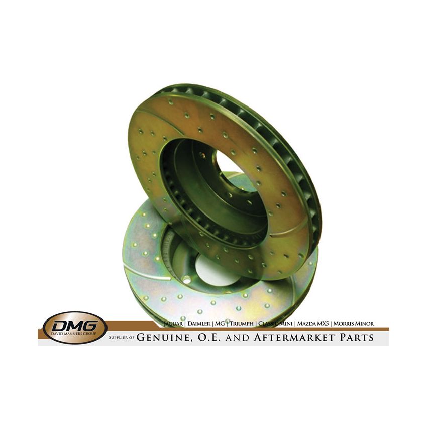 FRONT BRAKE DISCS:  XJ40 1990>, X300