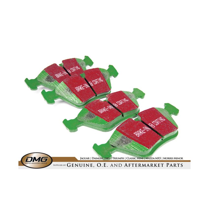 FRONT BRAKE PAD SET (GREENSTUFF):  XJ40 90>, X300, XJ-XK8