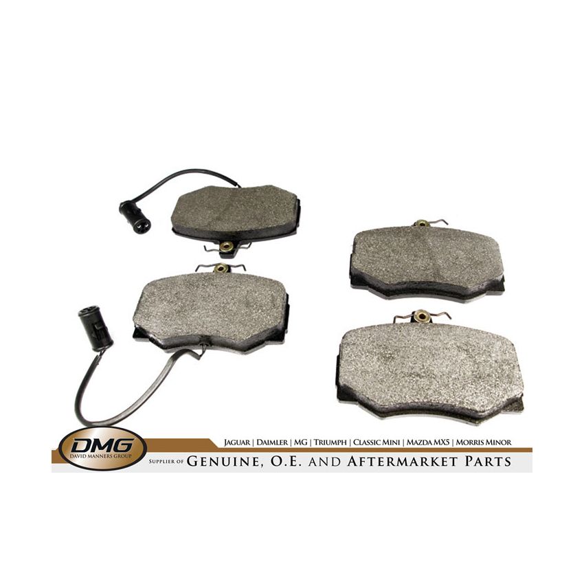 FRONT BRAKE PAD SET:  XJ40 EARLY