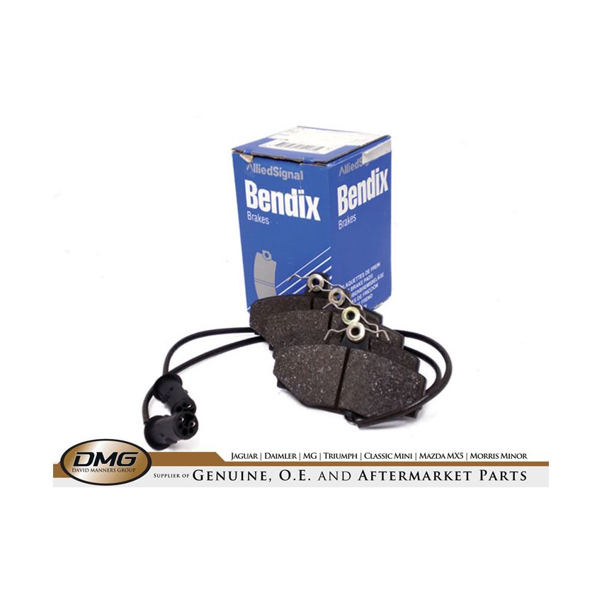 REAR BRAKE PADS (ROUND):  XJ40 > 1990 MY