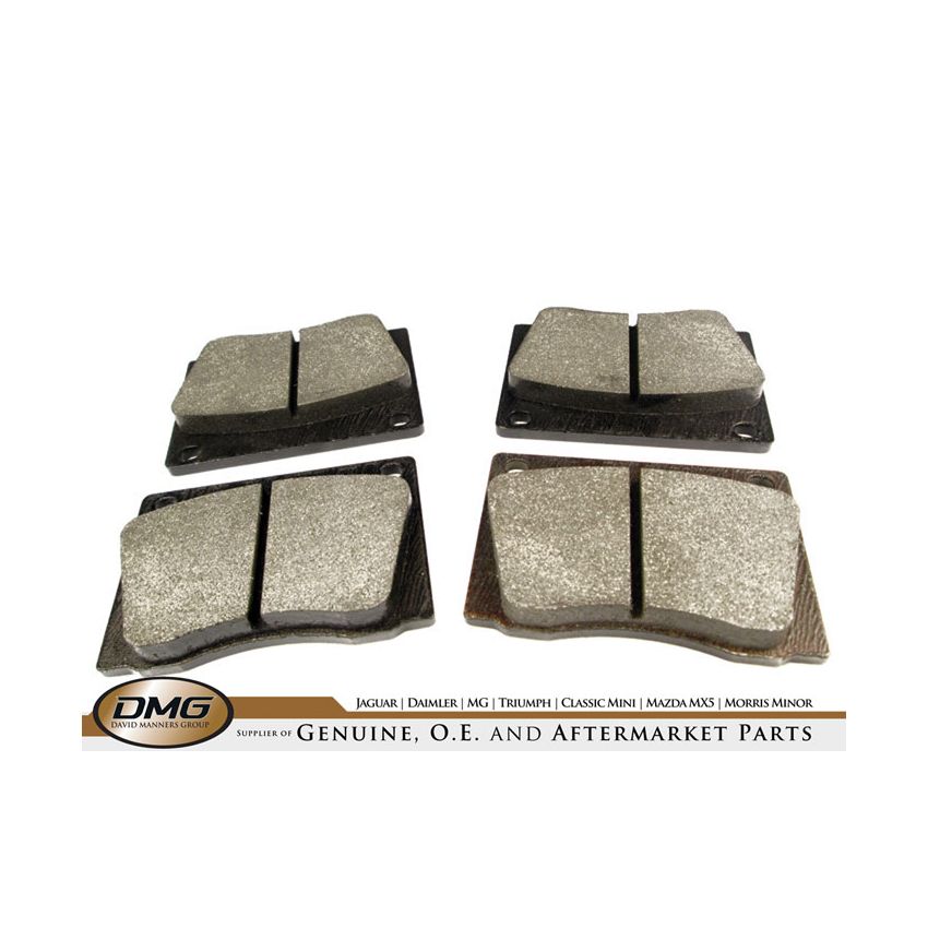 FRONT BRAKE PAD SET:  E-TYPE S2 S3, XJ S1 S2